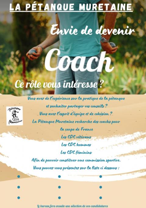 Affiche coach
